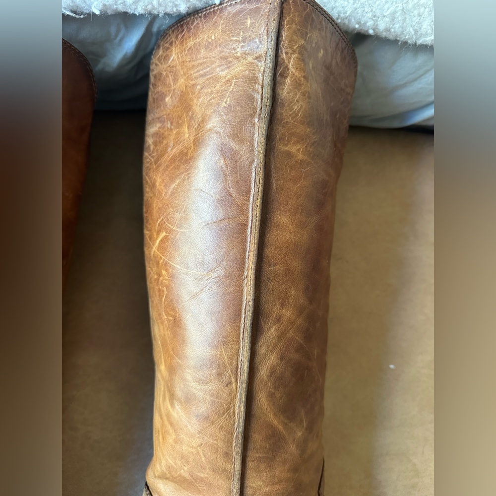 Frye Melissa Button 2 knee high riding boots size 10 - Picture 14 of 16
